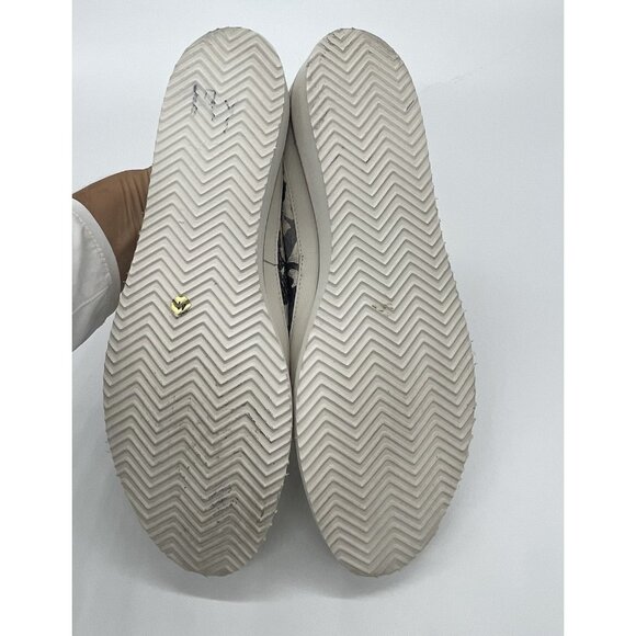 RON WHITE Novella Metallic Platform  Sneakers 41 US 9.5 Snakeskin Shoes Casual - Picture 7 of 7